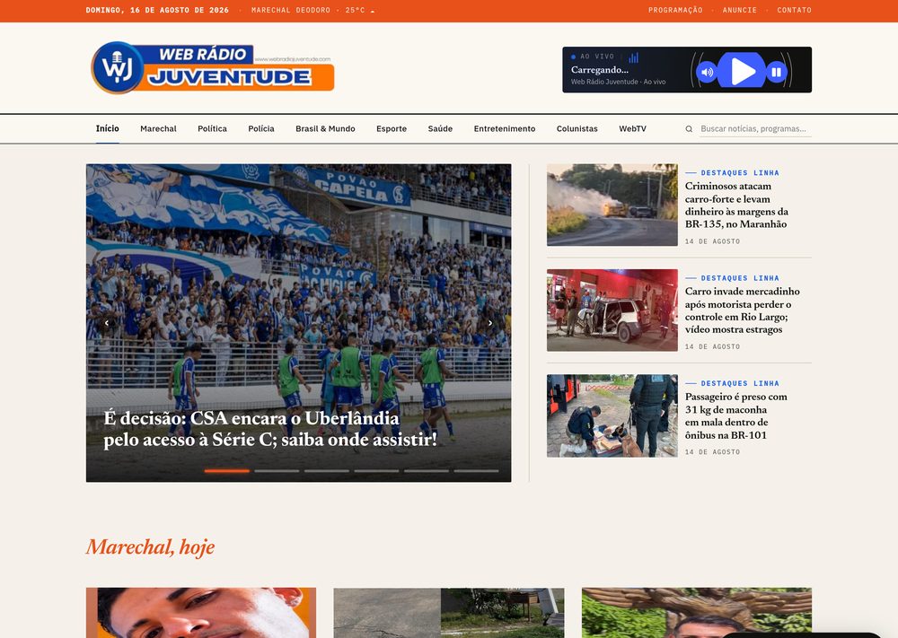 Portal Web Rádio Juventude